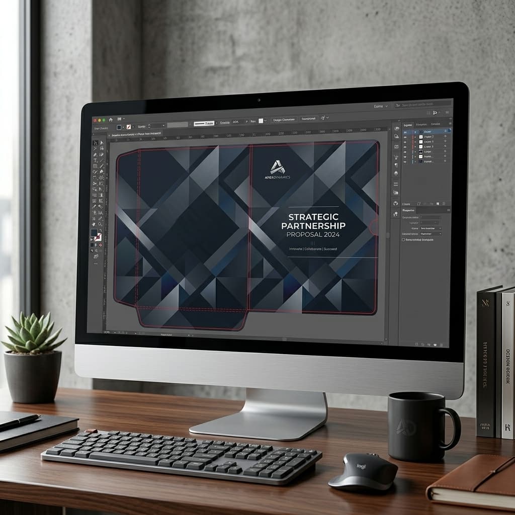 Spot UV Presentation Folders - View 2