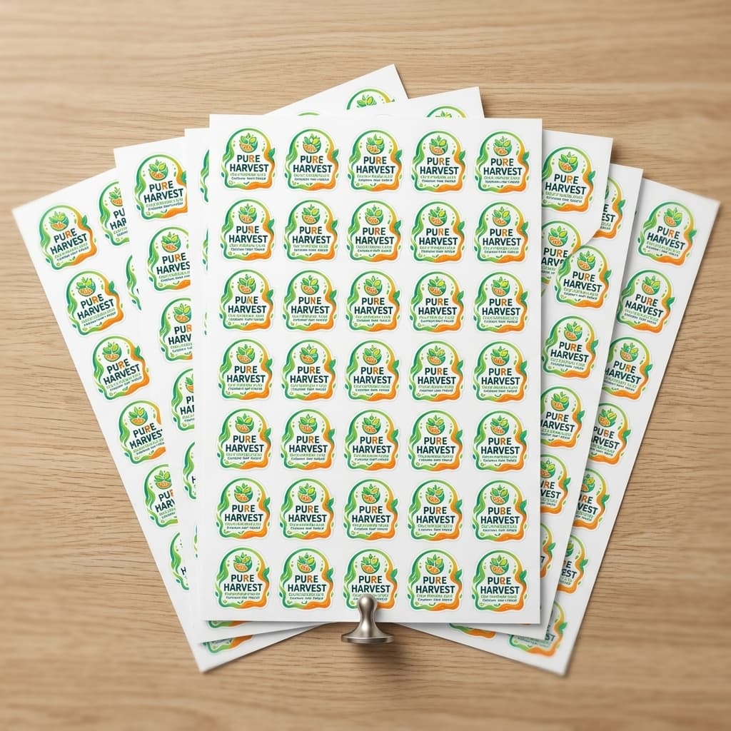 Bottle Label Custom Stickers - View 1